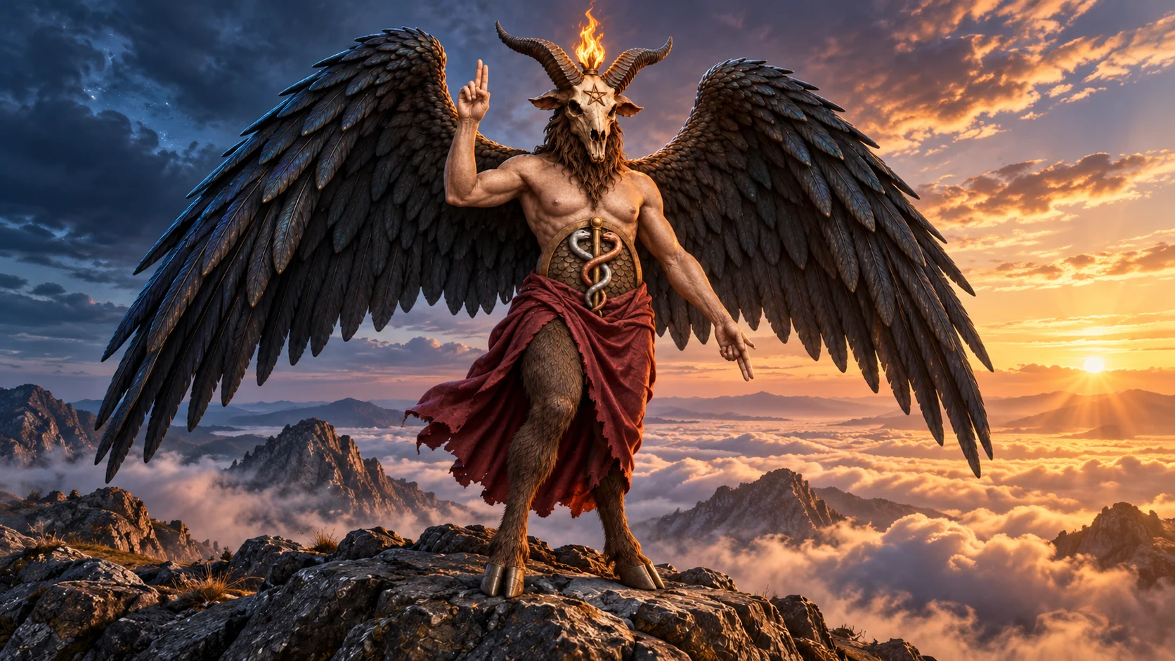Baphomet, escena de Arcanvs