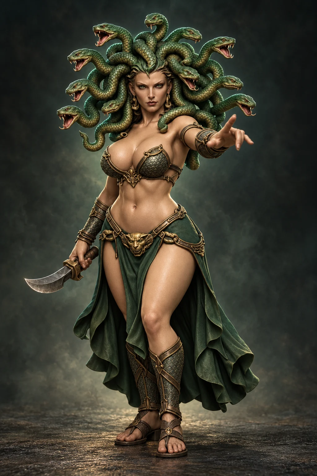 Medusa, referencia de la escultura